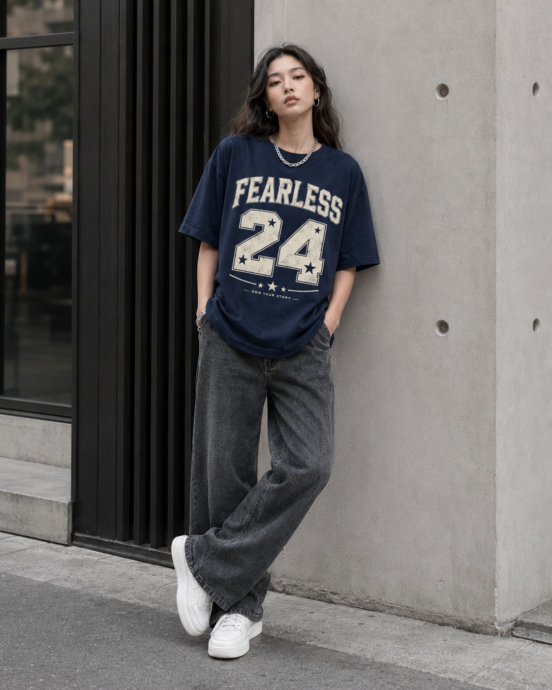 Fearless 24 Babe Oversized T-Shirt