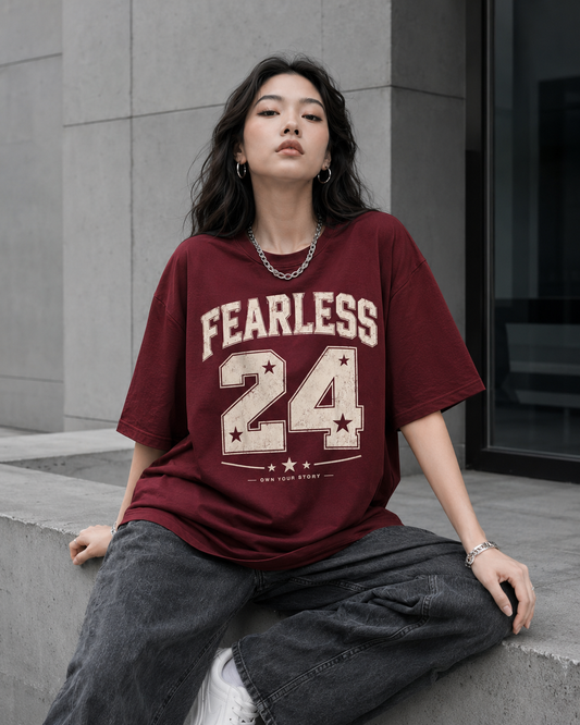 Fearless 24 Babe Oversized T-Shirt