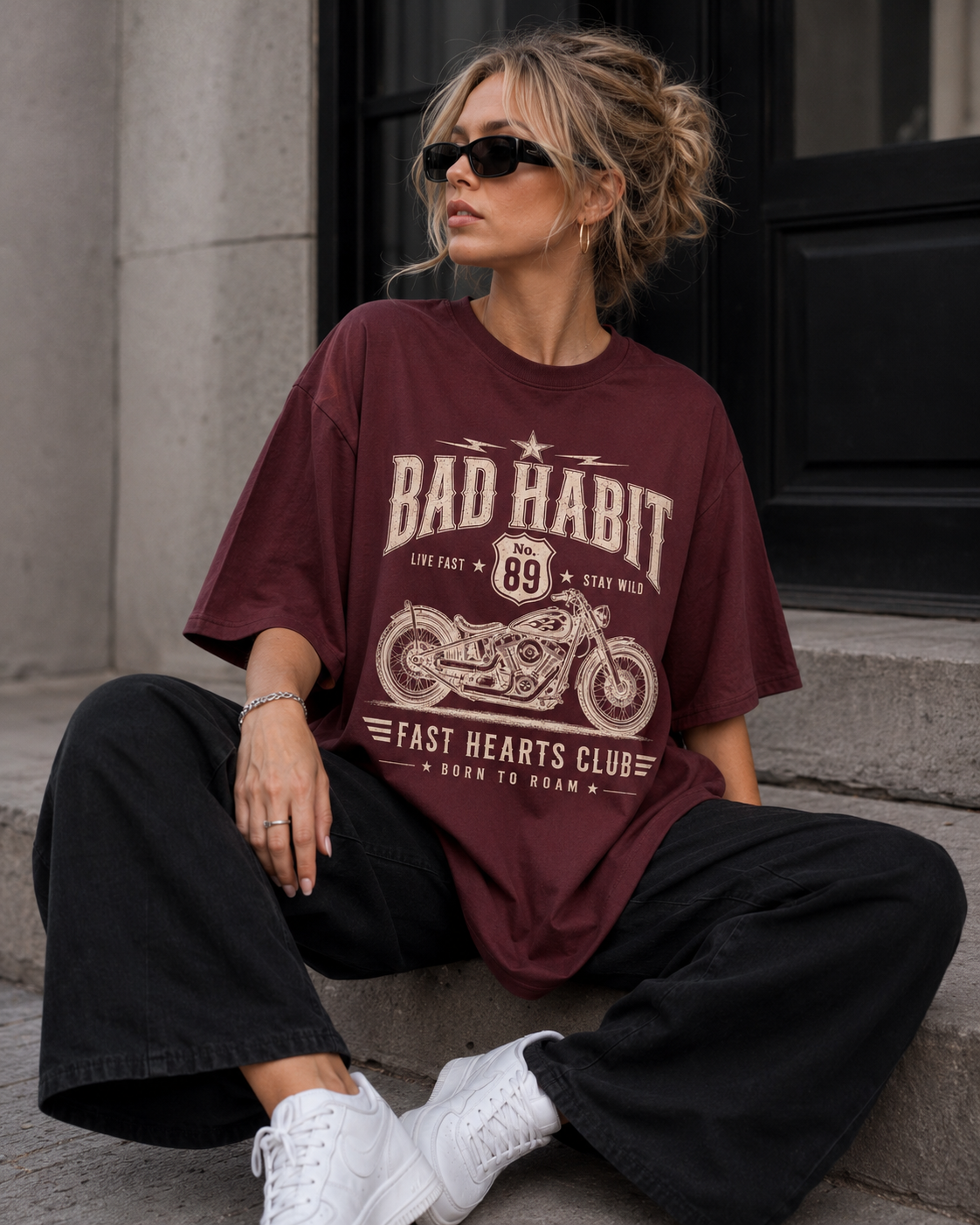 Bad Habit Babe Oversized T-Shirt