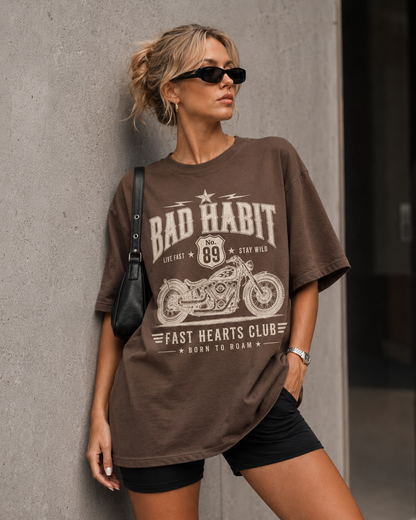 Bad Habit Babe Oversized T-Shirt