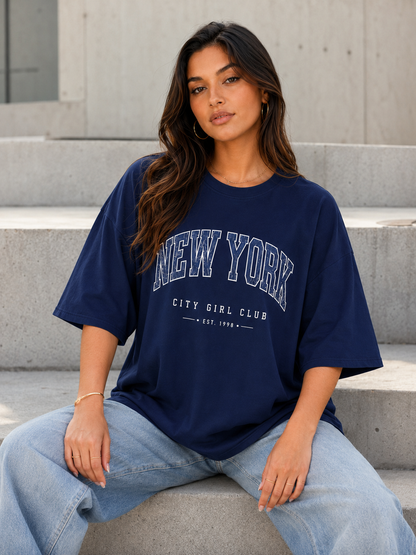 NYC Babe Club Oversized T-Shirt