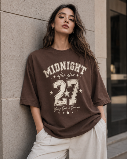 Midnight Glow Babe Oversized T-Shirt
