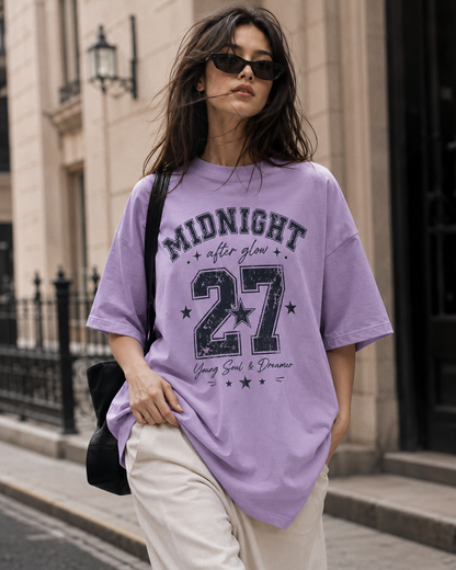 Midnight Glow Babe Oversized T-Shirt