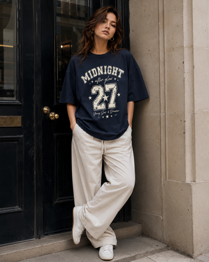 Midnight Glow Babe Oversized T-Shirt
