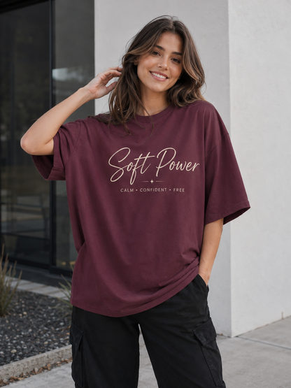 Soft Power Babe Oversized T-Shirt