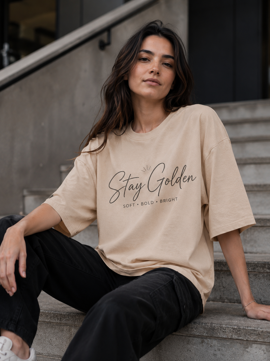 Stay Golden Babe Oversized T-Shirt