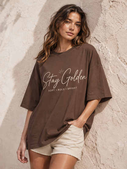 Stay Golden Babe Oversized T-Shirt