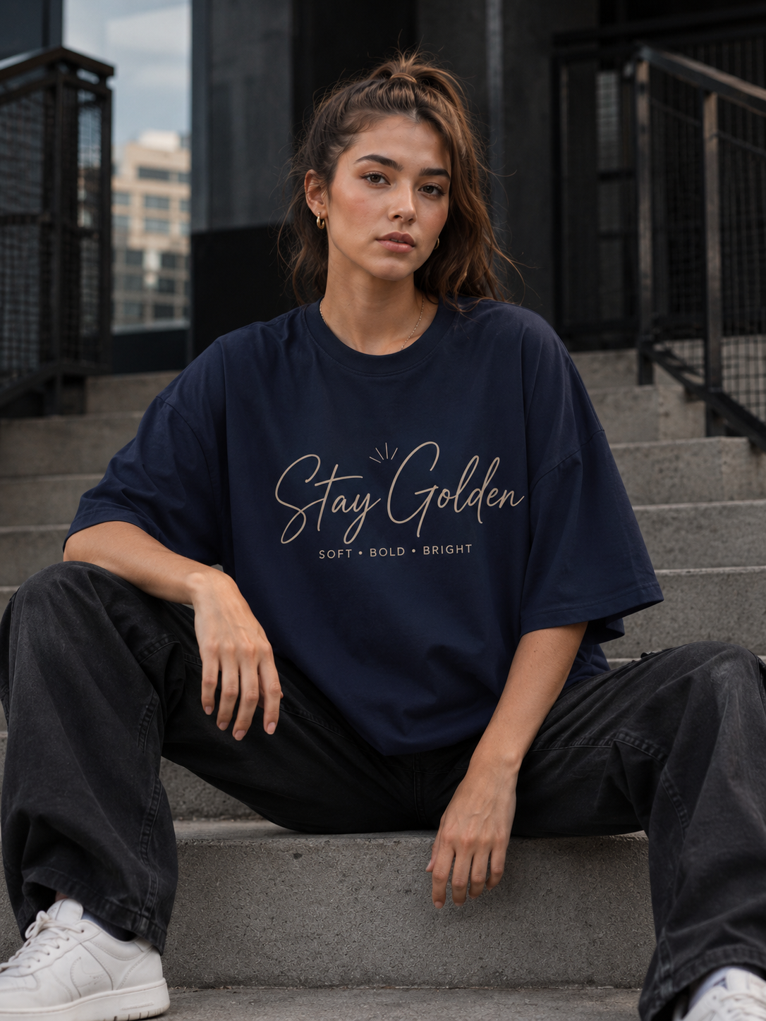 Stay Golden Babe Oversized T-Shirt