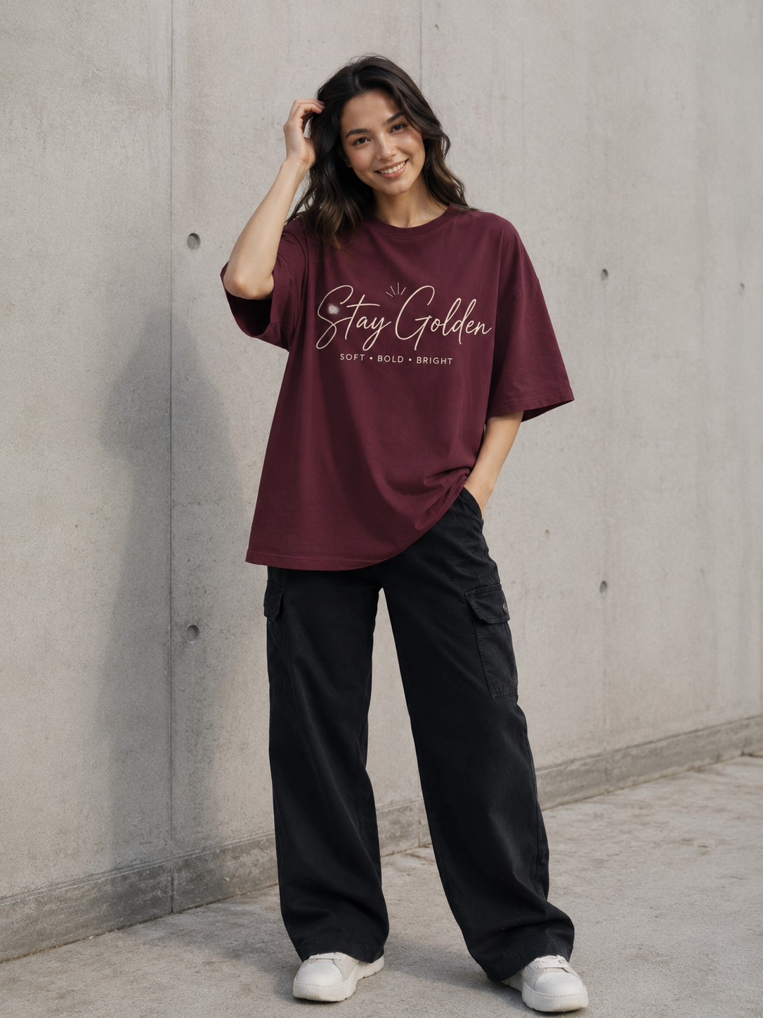 Stay Golden Babe Oversized T-Shirt