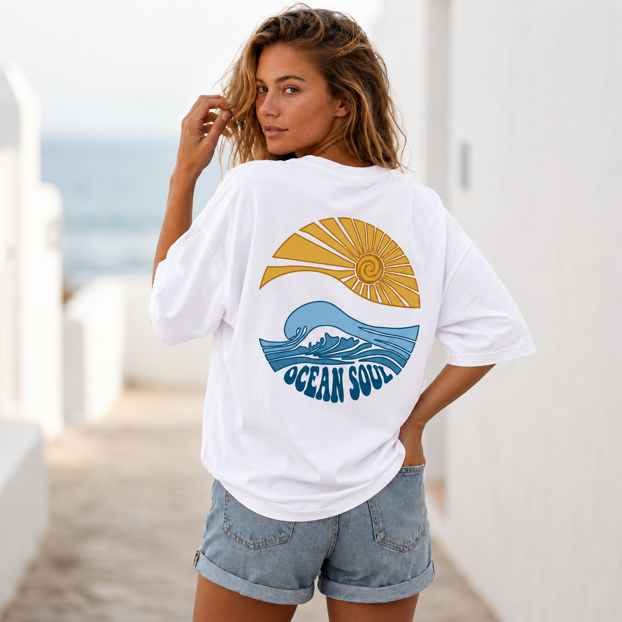 Ocean Soul Babe Oversized T-Shirt