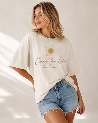 Carry Your Glow Babe Oversized T-Shirt