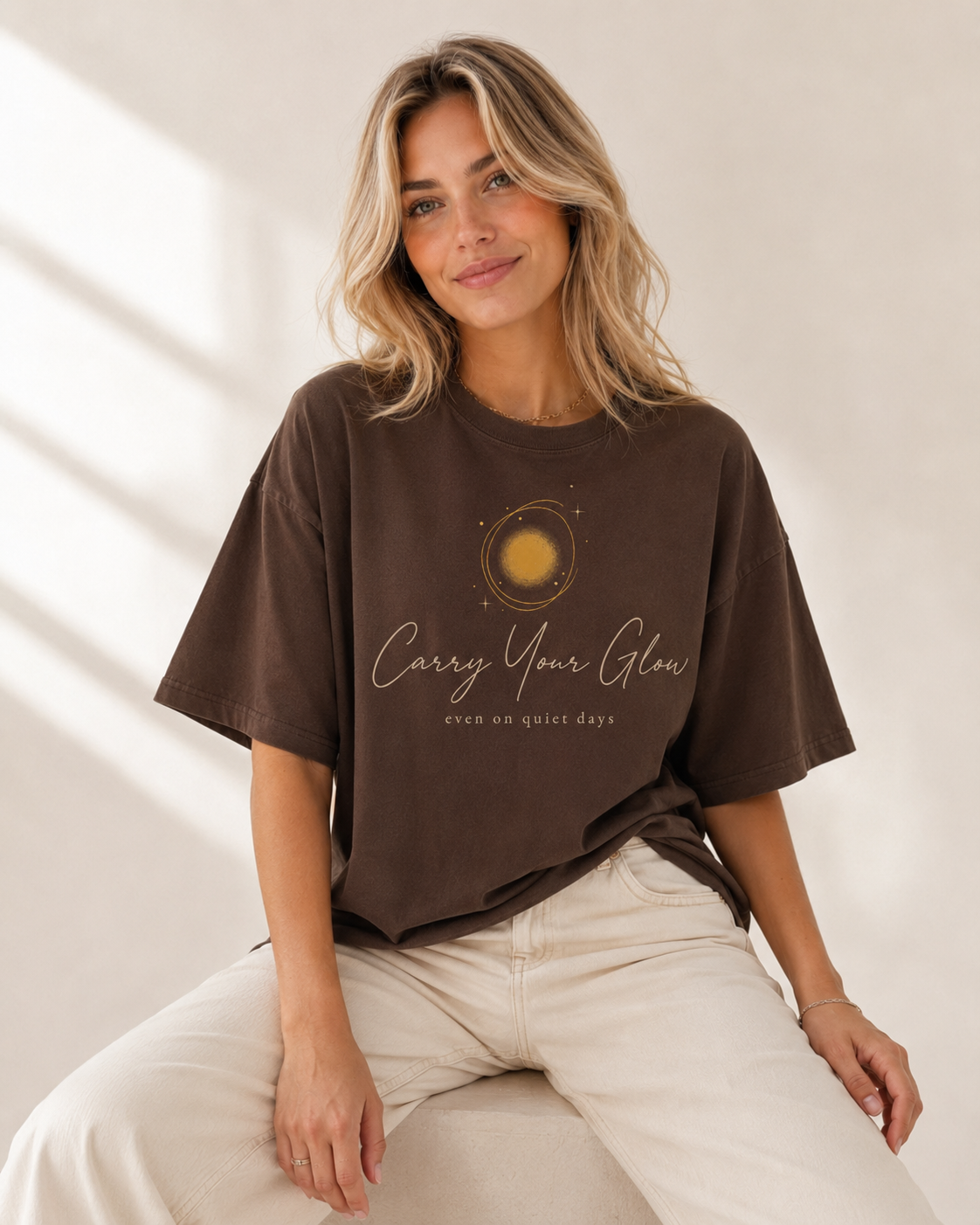 Carry Your Glow Babe Oversized T-Shirt