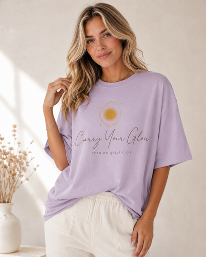 Carry Your Glow Babe Oversized T-Shirt