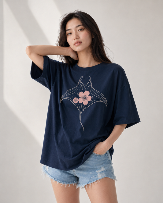 Bloom Ray Babe Oversized T-Shirt