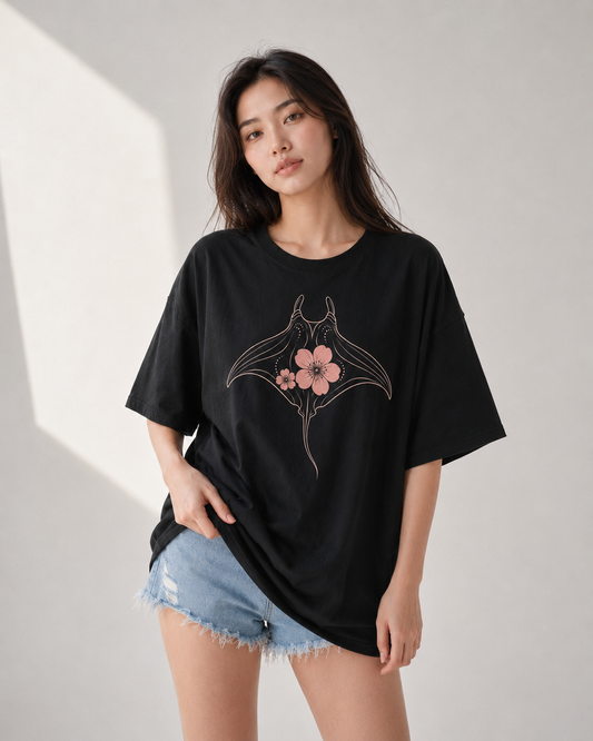 Bloom Ray Babe Oversized T-Shirt