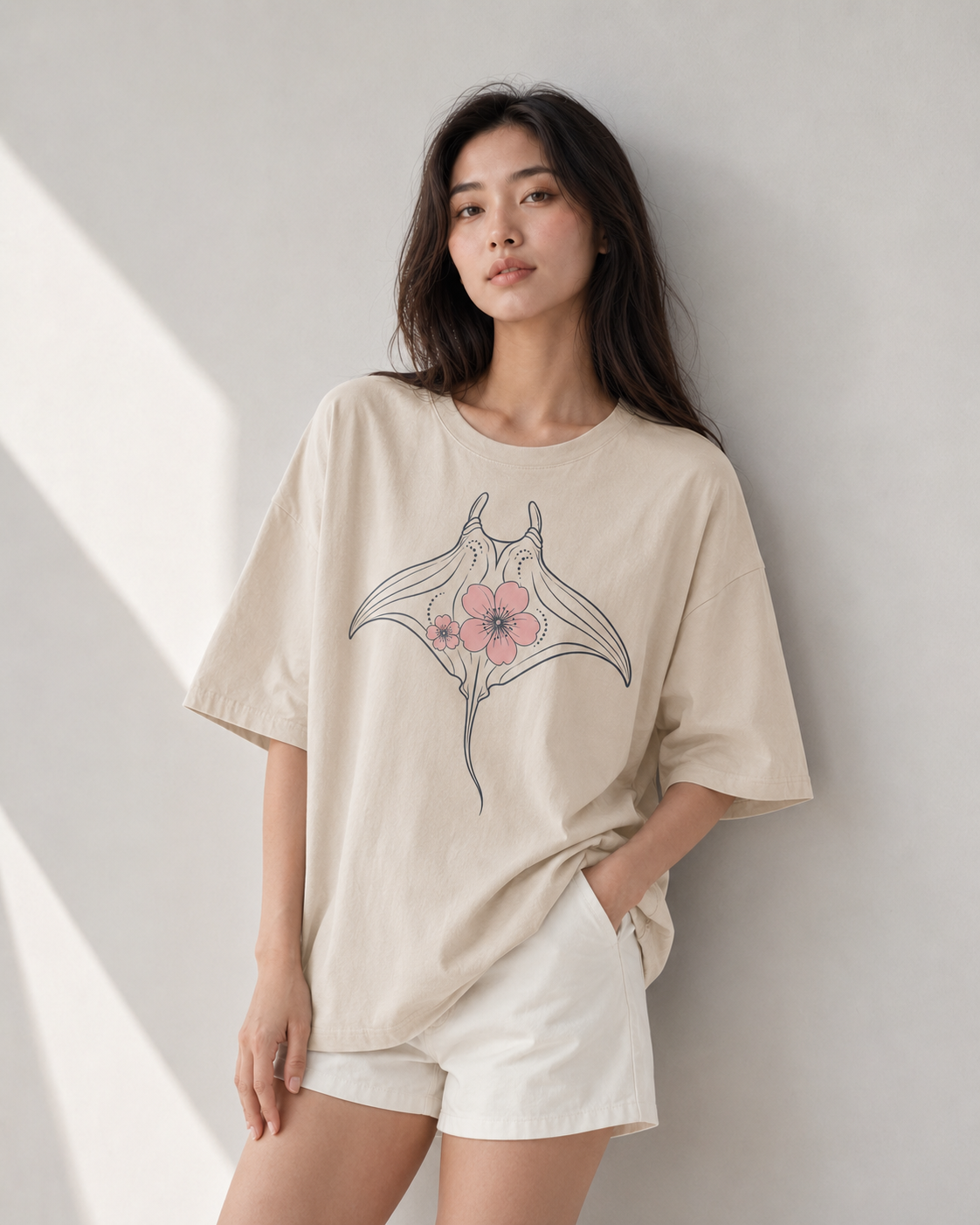 Bloom Ray Babe Oversized T-Shirt