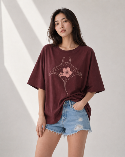 Bloom Ray Babe Oversized T-Shirt