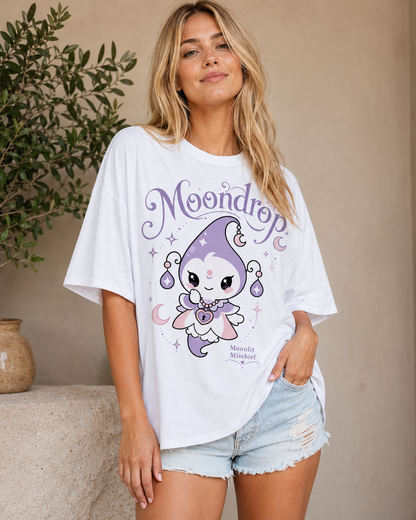 Moondrop Moonlit Mischief Babe Oversized T-Shirt