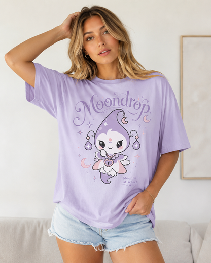 Moondrop Moonlit Mischief Babe Oversized T-Shirt
