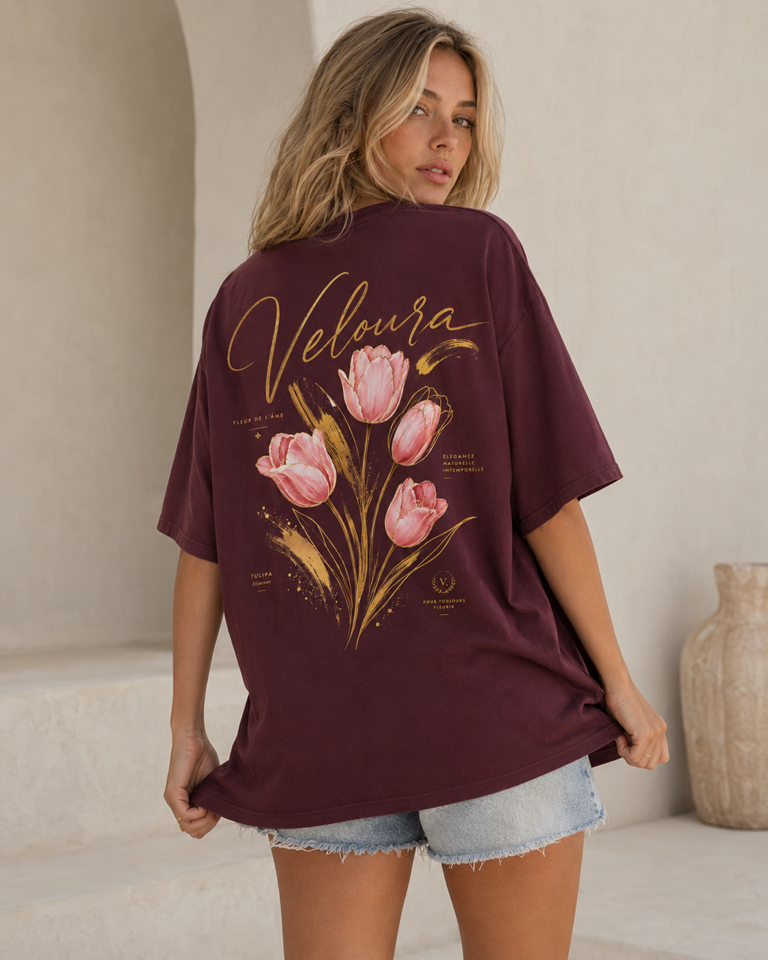 Veloura Tulip Babe Oversized T-Shirt