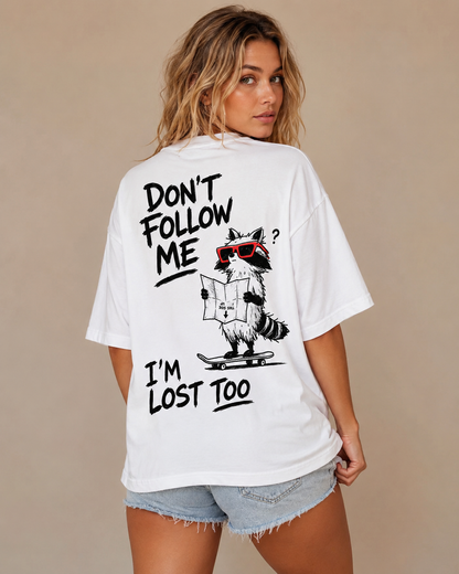 Lost Raccoon Babe Oversized T-Shirt