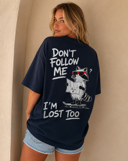 Lost Raccoon Babe Oversized T-Shirt