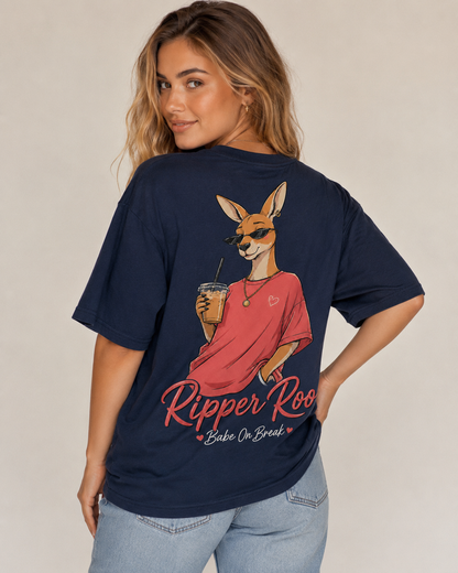 Ripper Roo Babe On Break Oversized T-Shirt