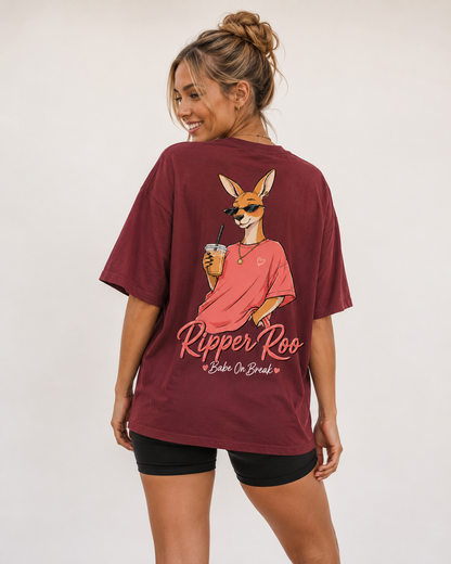 Ripper Roo Babe On Break Oversized T-Shirt
