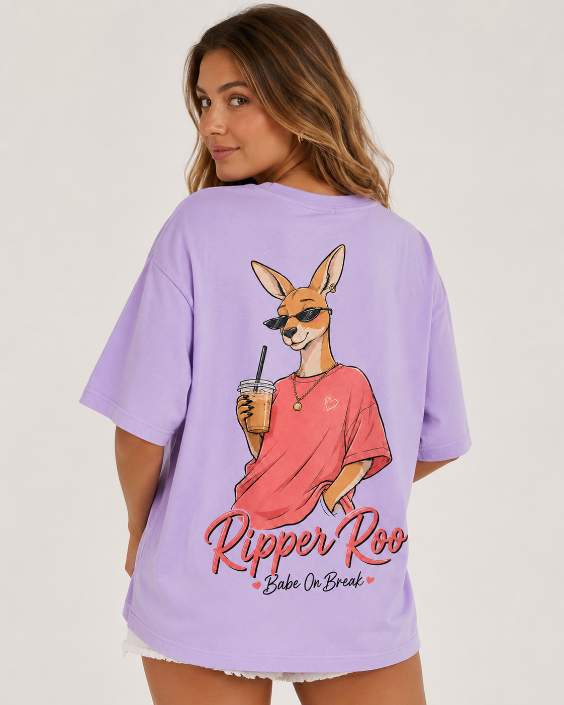 Ripper Roo Babe On Break Oversized T-Shirt