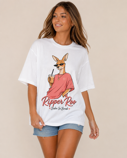 Ripper Roo Babe On Break Oversized T-Shirt