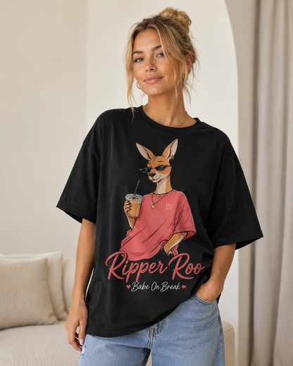 Ripper Roo Babe On Break Oversized T-Shirt