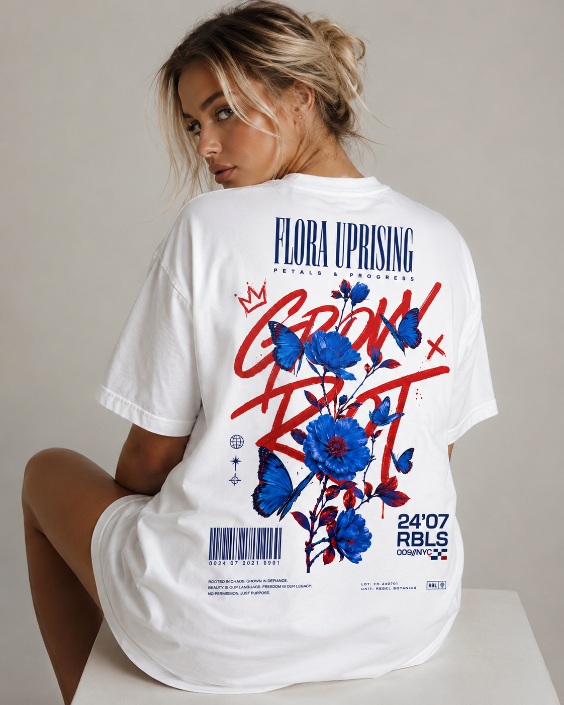 Flora Uprising Babe Oversized T-Shirt