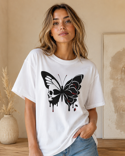 Skullwing Babe Oversized T-Shirt