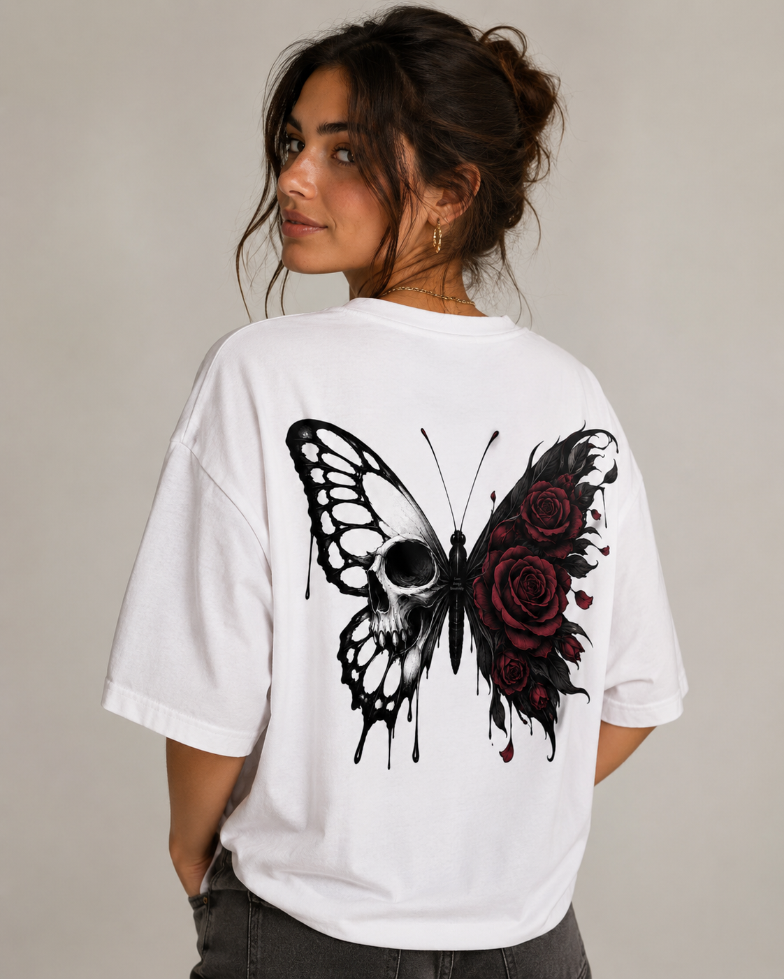 Rosewing Skull Babe Oversized T-Shirt