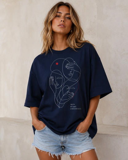 Unbothered Muse Babe Oversized T-Shirt