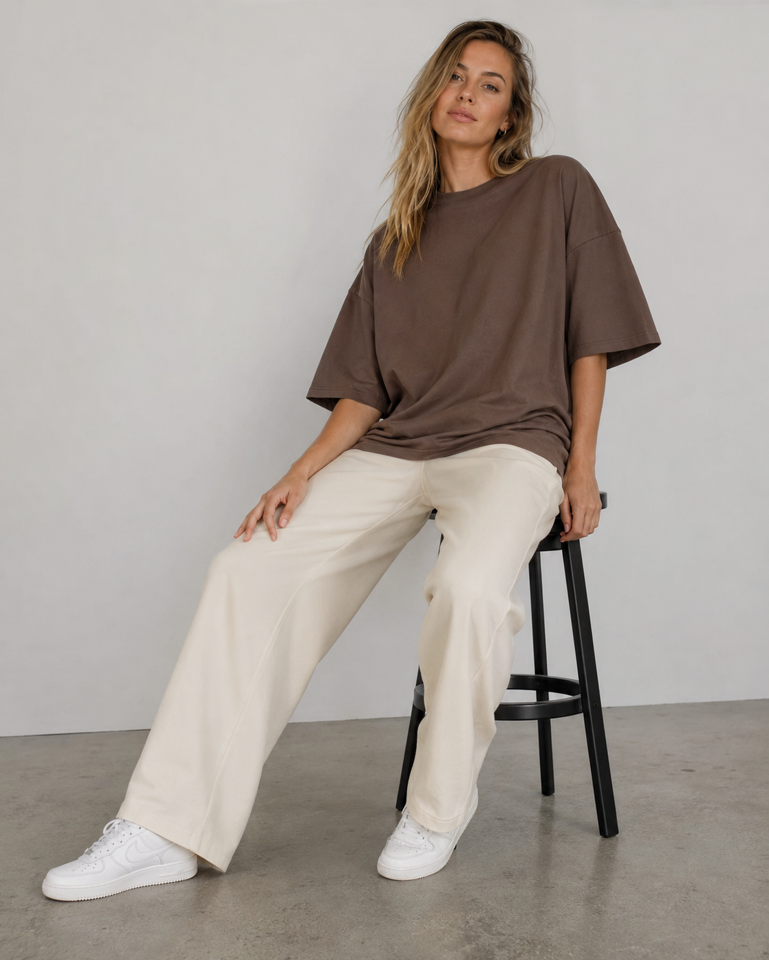 Cocoa Brown Babe Oversized T-Shirt