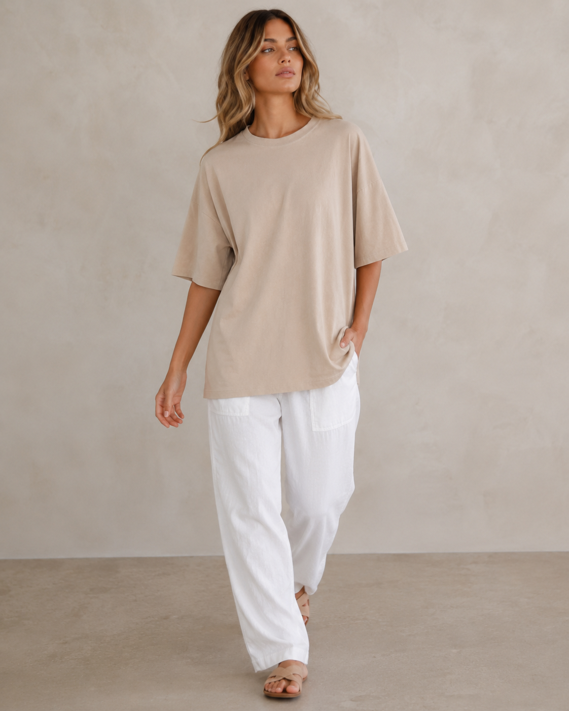 Soft Sand Babe Oversized T-Shirt