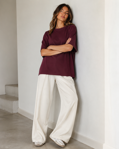 Merlot Babe Oversized T-Shirt