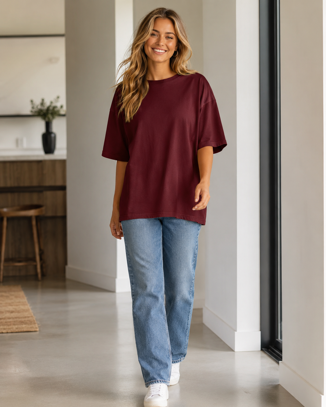 Merlot Babe Oversized T-Shirt