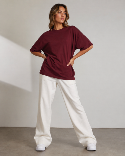 Merlot Babe Oversized T-Shirt