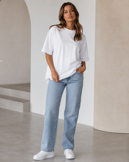 Cloud White Babe Oversized T-Shirt