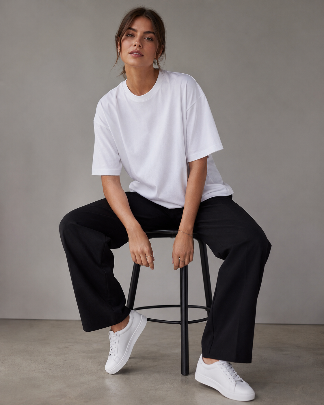 Cloud White Babe Oversized T-Shirt