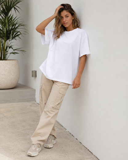 Cloud White Babe Oversized T-Shirt
