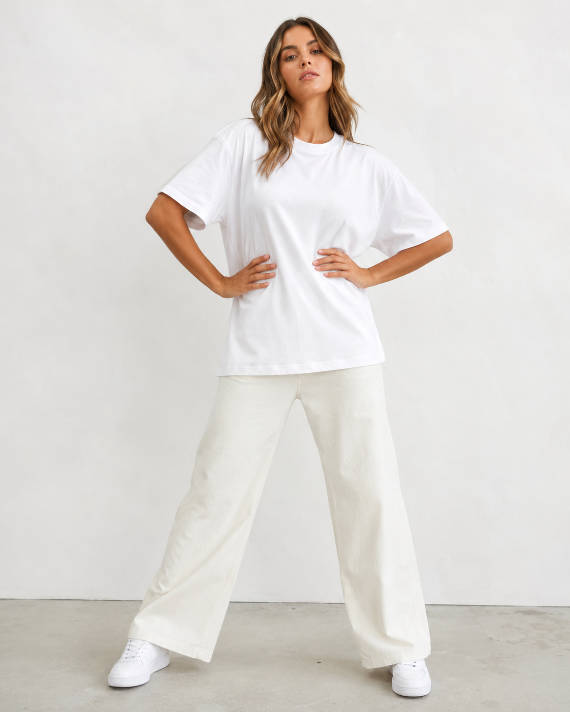 Cloud White Babe Oversized T-Shirt