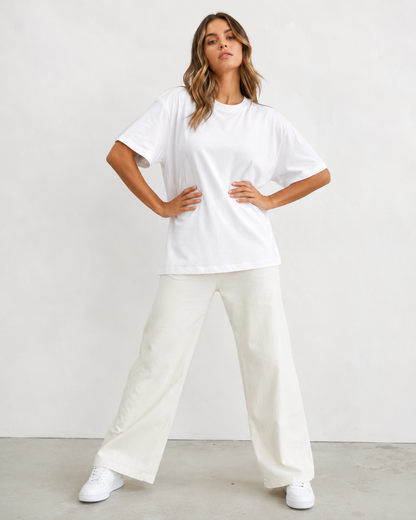 Cloud White Babe Oversized T-Shirt