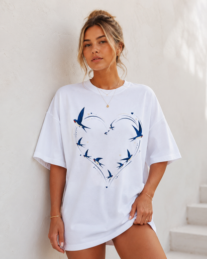 Heartflight Babe Oversized T-Shirt