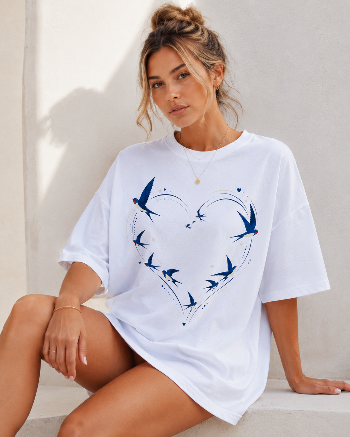 Heartflight Babe Oversized T-Shirt