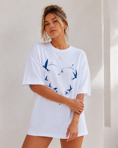 Heartflight Babe Oversized T-Shirt
