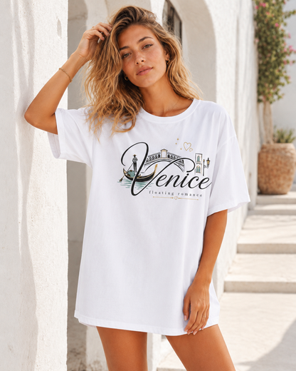 Venice Romance Babe Oversized T-Shirt