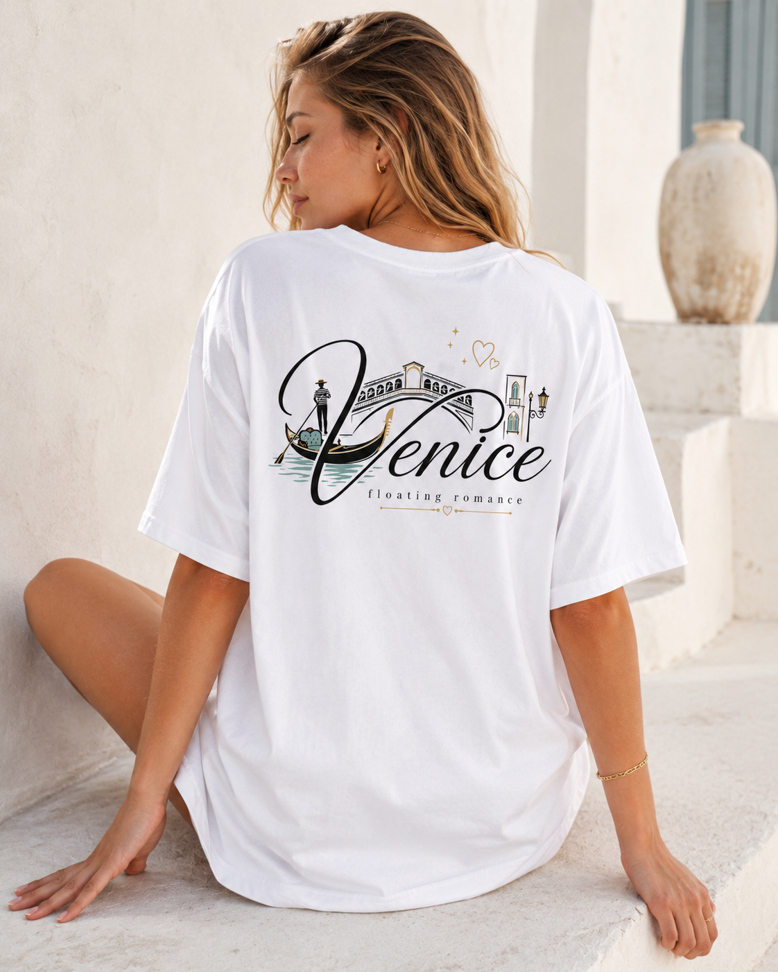 Venice Romance Babe Oversized T-Shirt